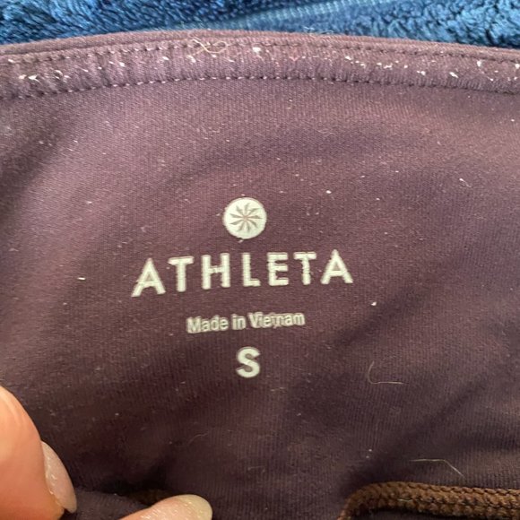 Athleta High Rise Chaturanga Tight Purple Legging Yoga Size Small - Picture 5 of 5